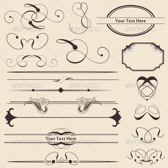 Calligraphic Page Decorations