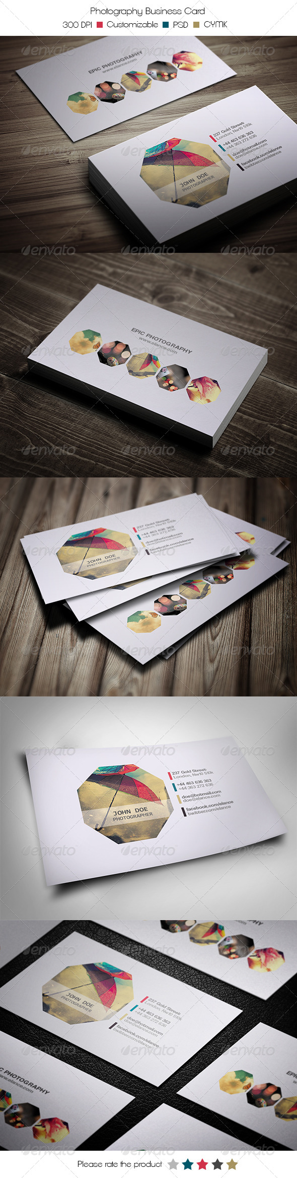 Photography Business Card - Industry Specific Business Cards