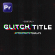 Digital Glitch Title - Premiere Pro MOGRT - VideoHive Item for Sale