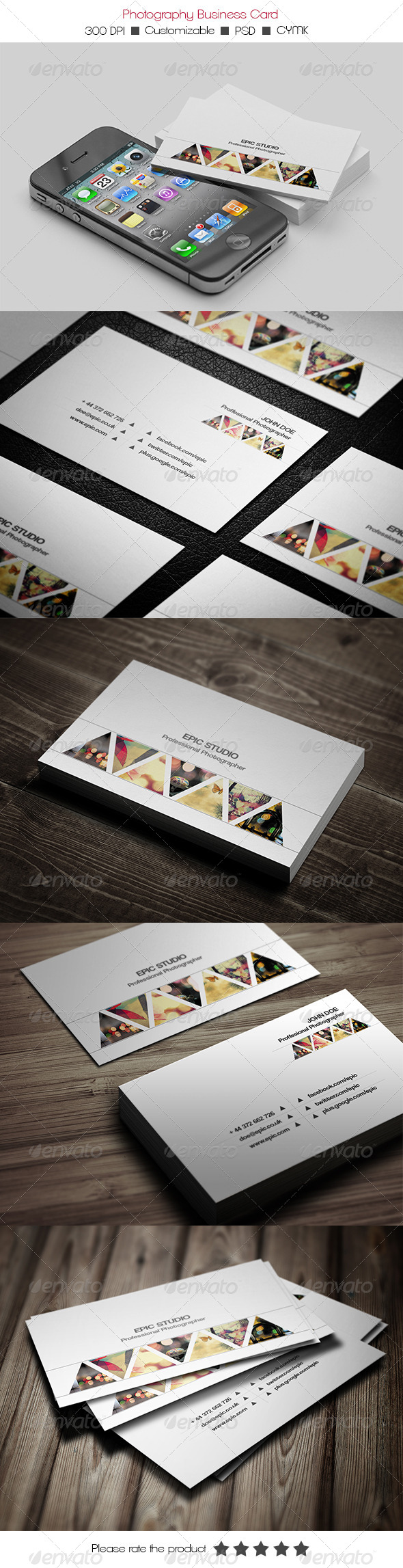 Photography Business Card - Corporate Business Cards