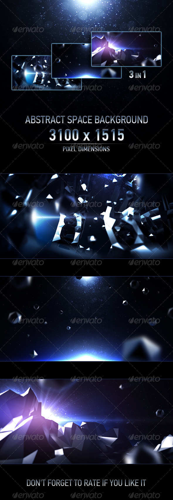 Abstract Space Background - Abstract Backgrounds