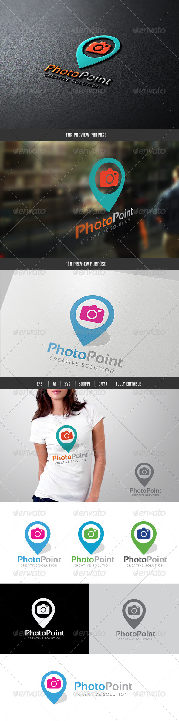 Photo Point - Symbols Logo Templates