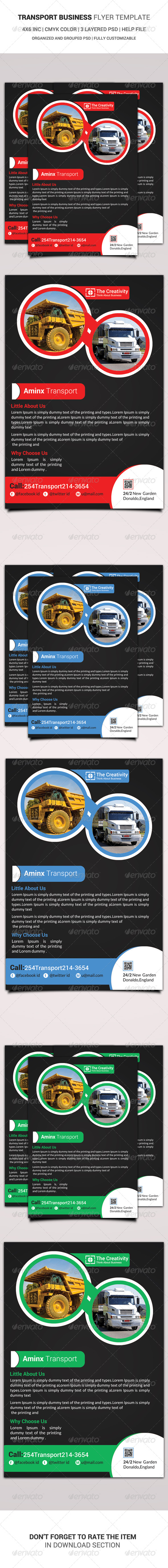 Transport Business Flyer Template - Miscellaneous Events