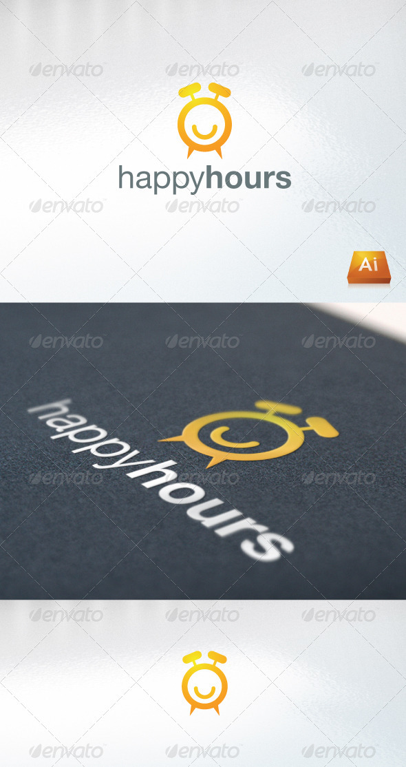 happyhours - Abstract Logo Templates