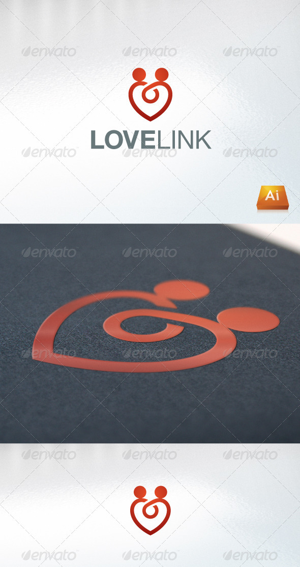 Lovelink - Humans Logo Templates