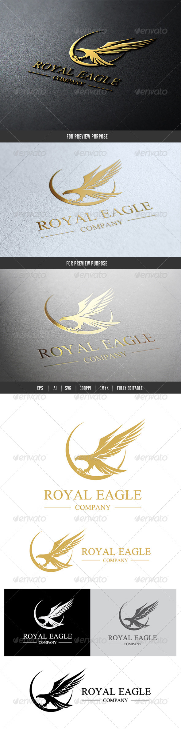 Eagle Royal Logo - Crests Logo Templates