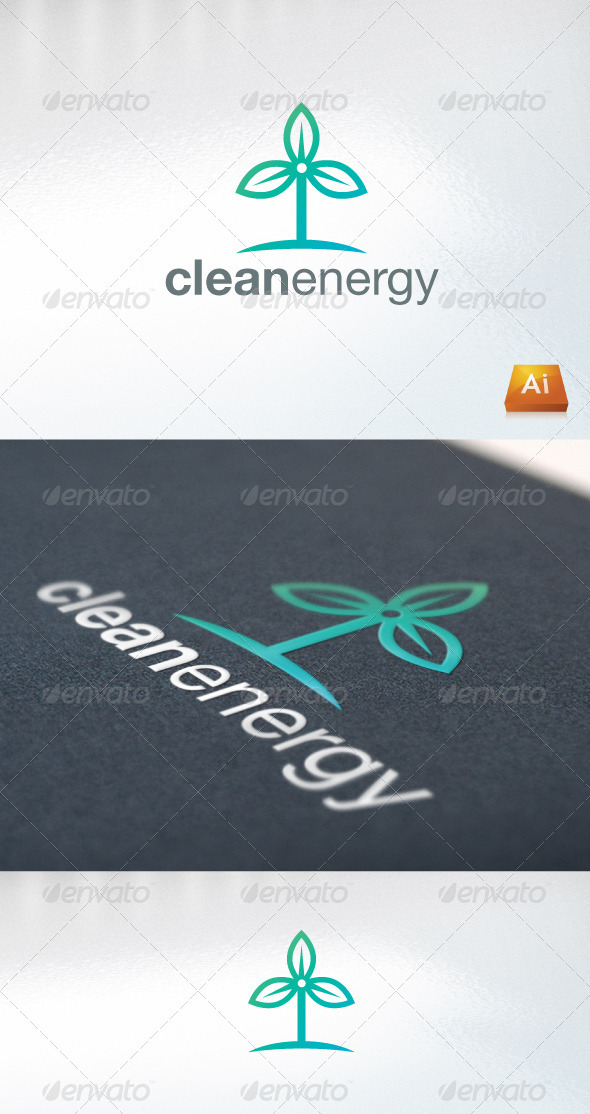 Clean Energy - Nature Logo Templates