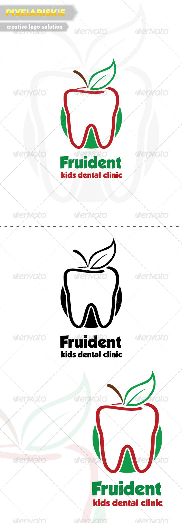 Fruident Kids Dental Logo - Objects Logo Templates