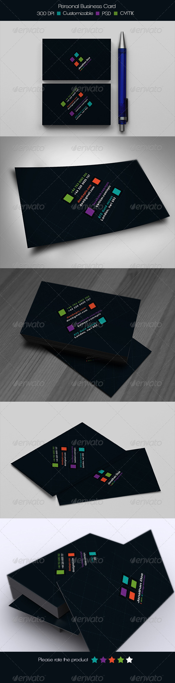 Personal Business Card - Business Cards Print Templates
