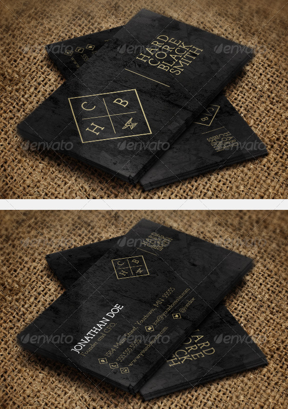 Hardcore Grunge Business Cards - Grunge Business Cards