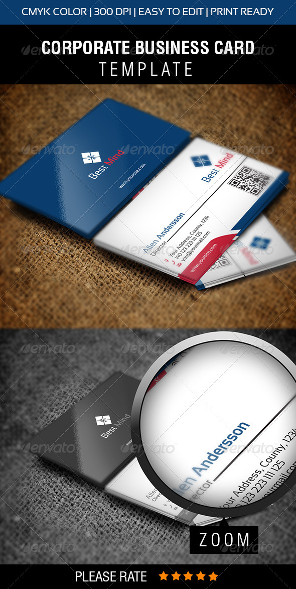 Mind Business Card - Corporate Business Cards