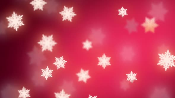 Falling Snowflakes Background