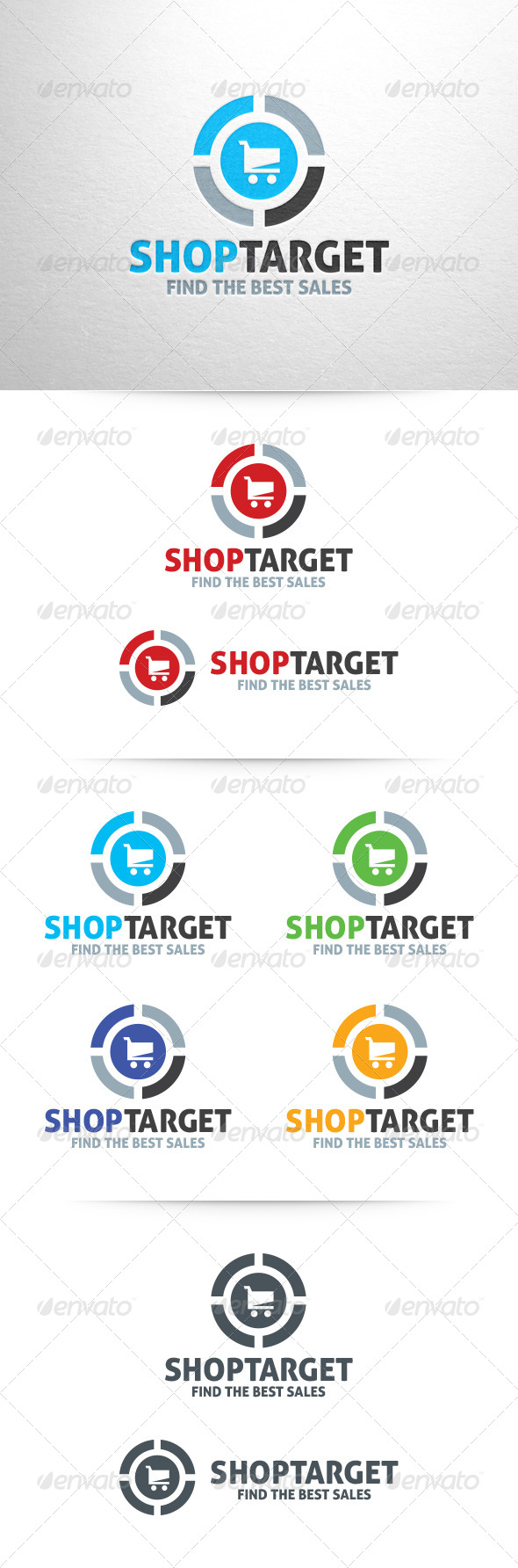 Shop Target Logo Template - Symbols Logo Templates