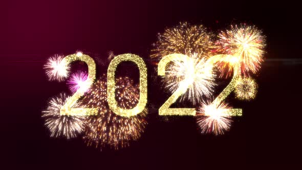 Happy New Year 2023 Fireworks Celebration