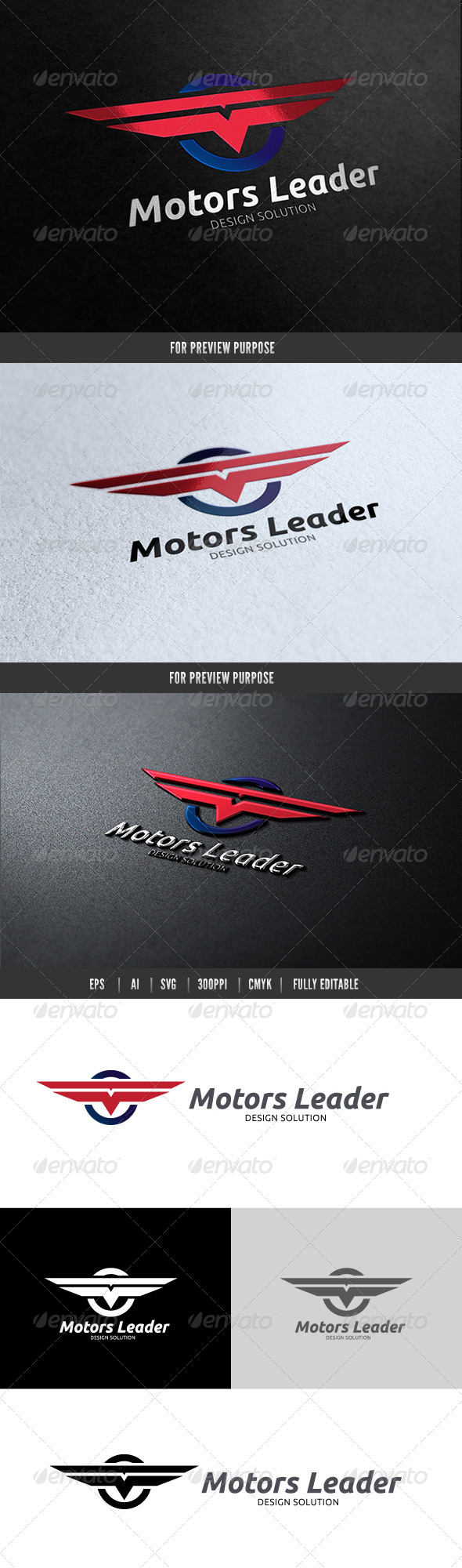 Motors Leader - Crests Logo Templates