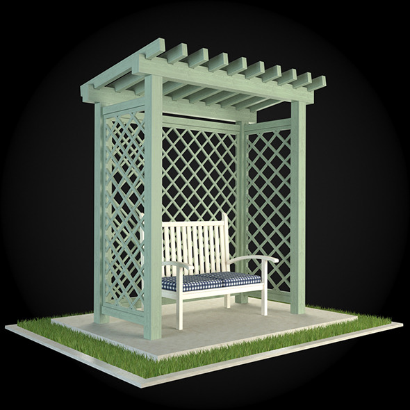 Pergola 010 - 3Docean 6481538