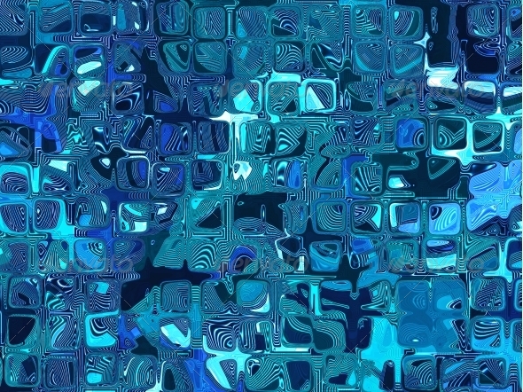 Abstract Glass Tiles - Tech / Futuristic Backgrounds
