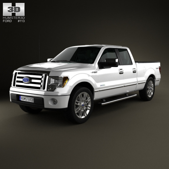 Ford F-150 Platinum Super Crew Cab 2012 - 3DOcean Item for Sale