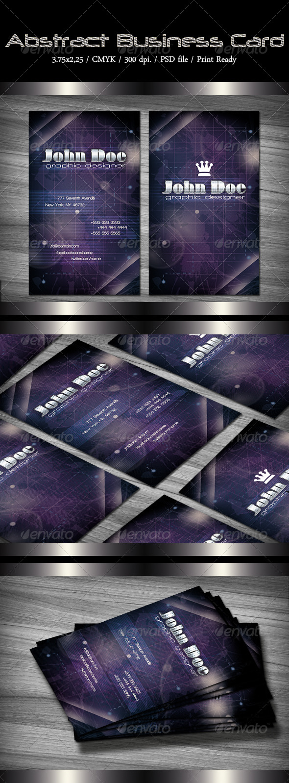 Abstract Business Card - Creative Business Cards
