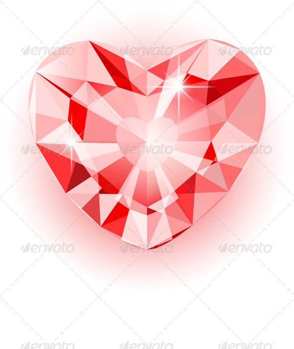 Diamond Heart - Valentines Seasons/Holidays