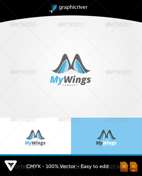 MyWings Logo - Logo Templates
