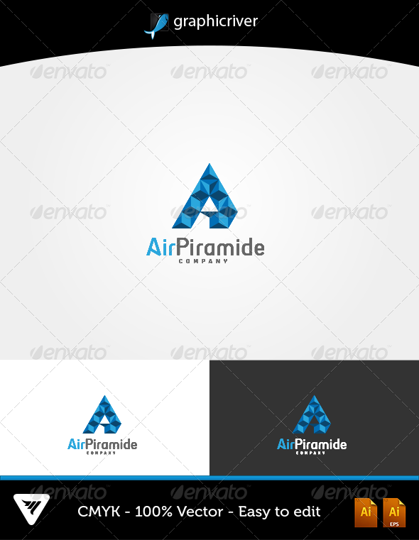 AirPiramide Logo - Logo Templates