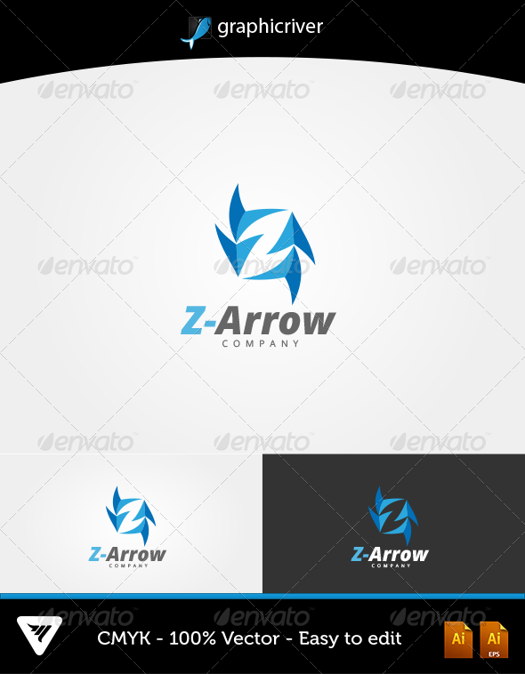Z-Arrow Logo - Logo Templates