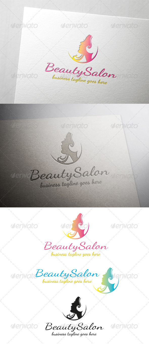 Beauty Salon Logo - Humans Logo Templates