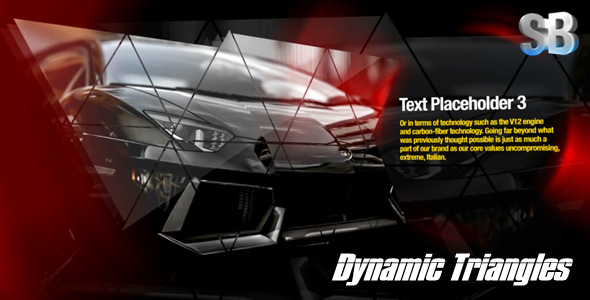 Dynamic Triangles - VideoHive 6474948