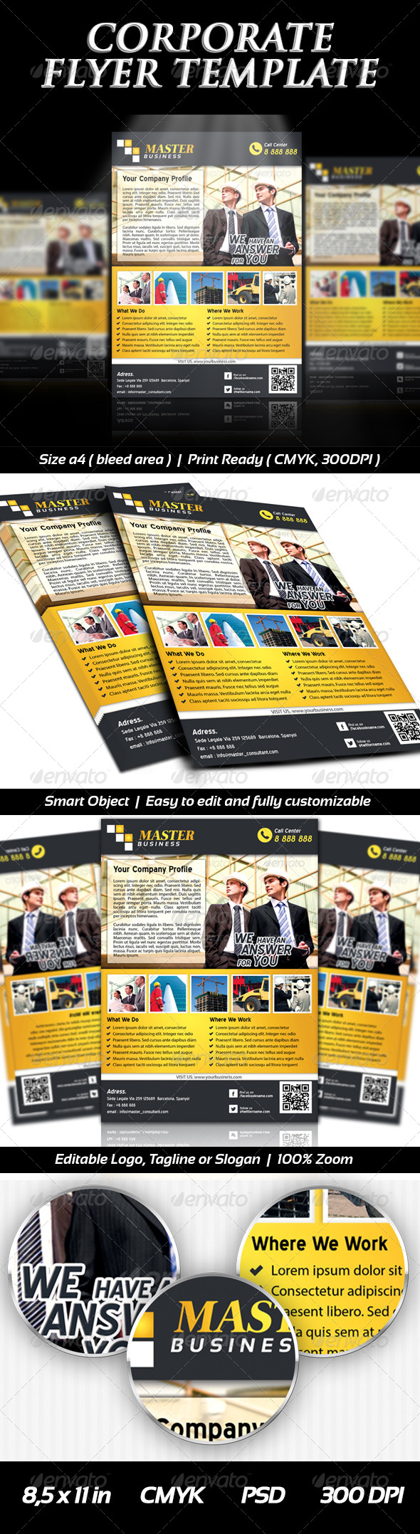 Corporate Business Flyer Templates - Professional - Corporate Flyers