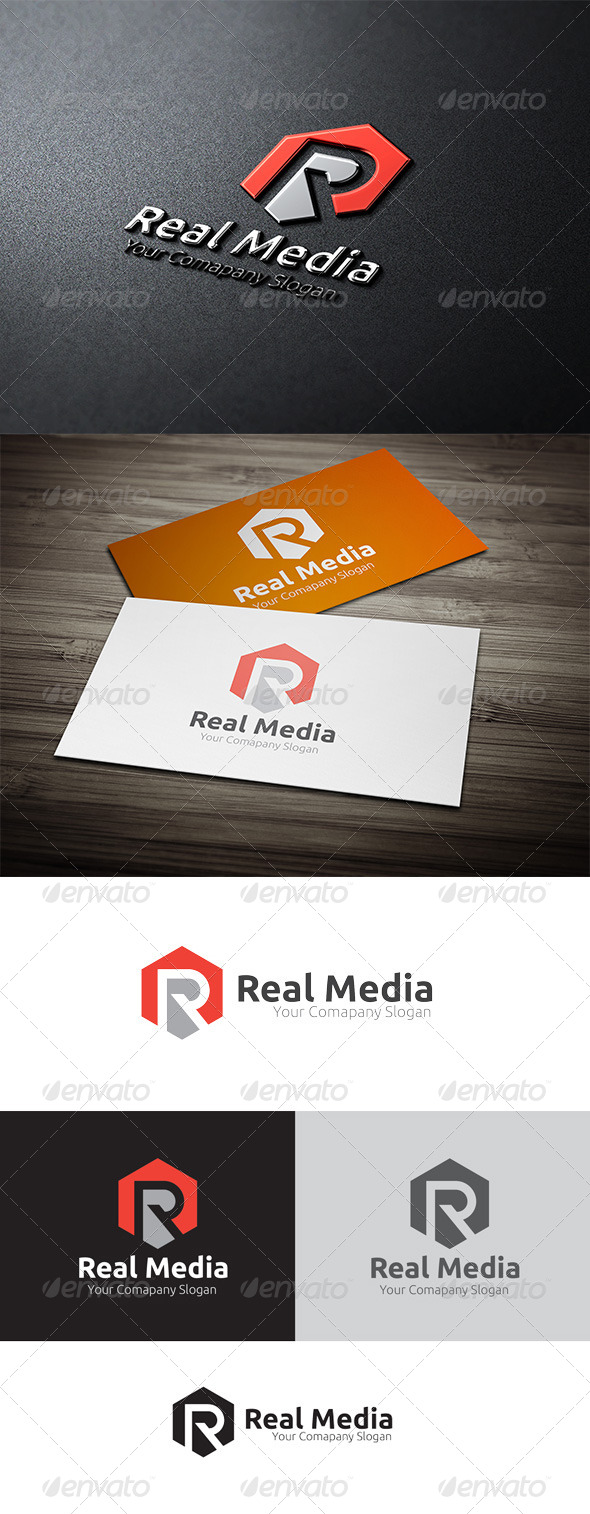 Real Media - Objects Logo Templates
