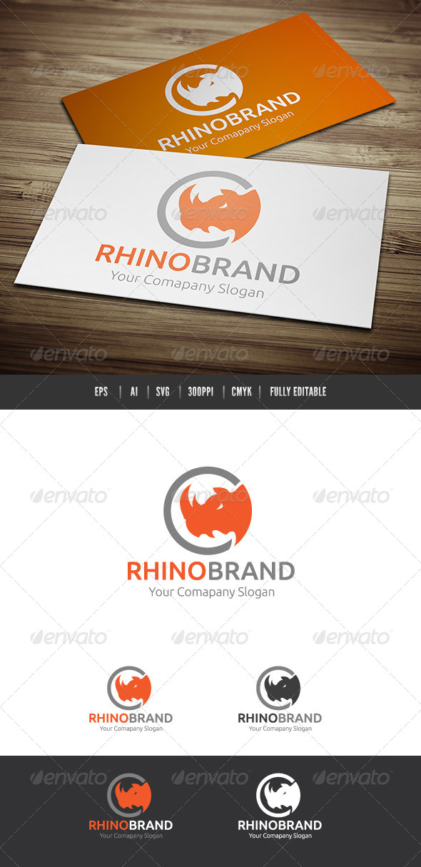 Rhino Brand - Animals Logo Templates