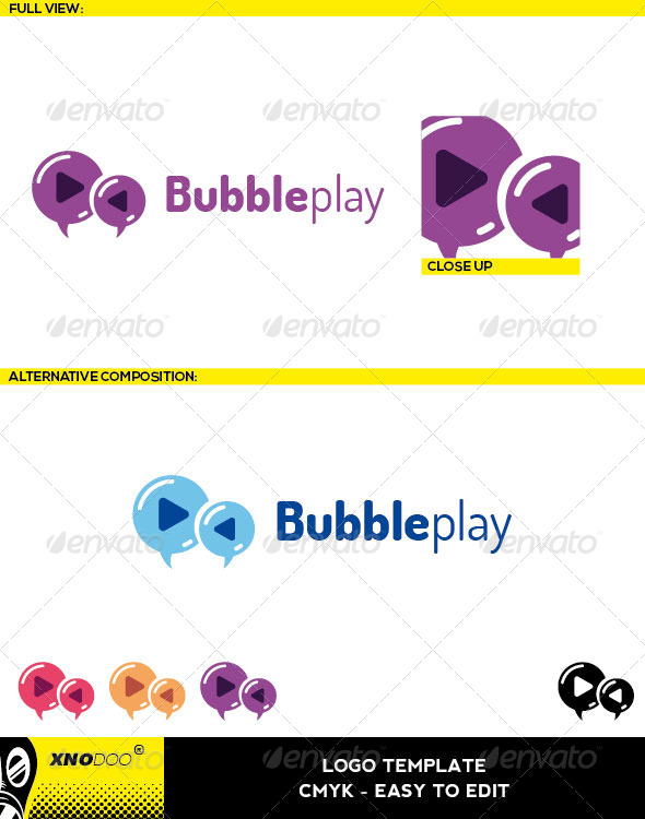 Bubbleplay Logo - Symbols Logo Templates