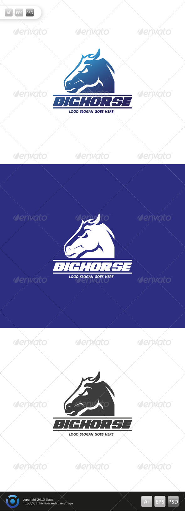Big Horse Logo - Logo Templates