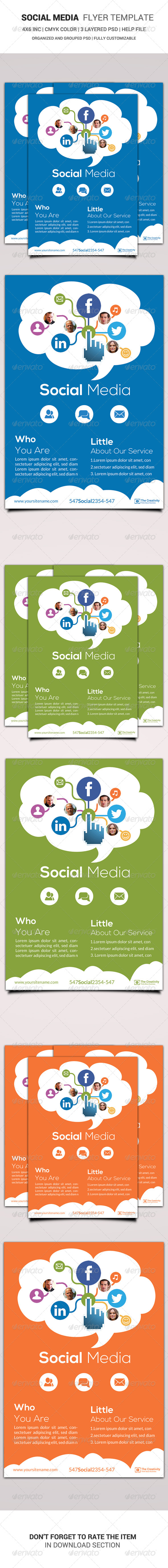 Social Media Flyer Template - Corporate Flyers