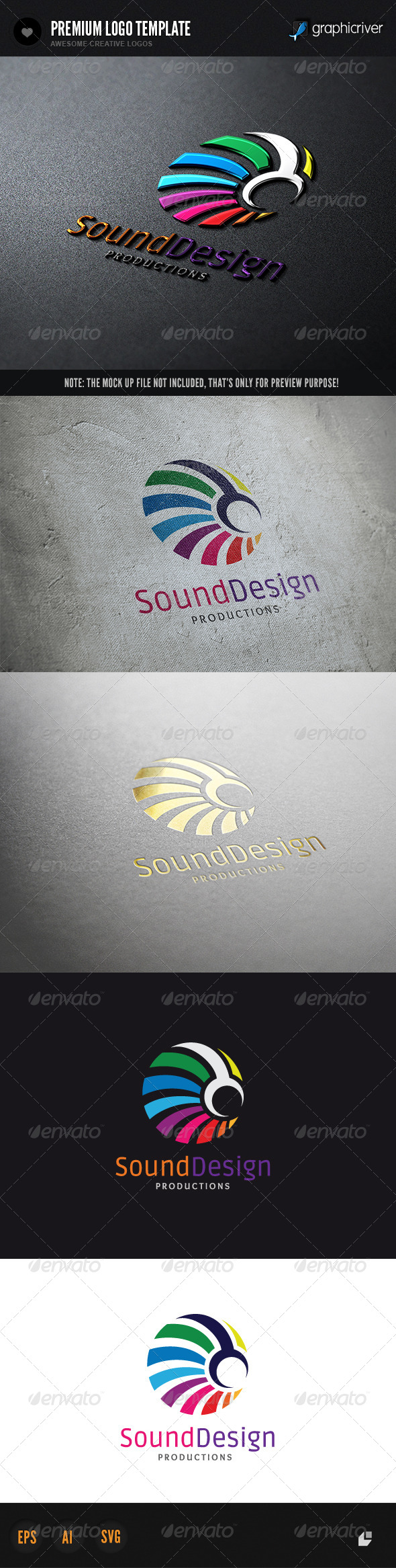 Sound Design - Humans Logo Templates