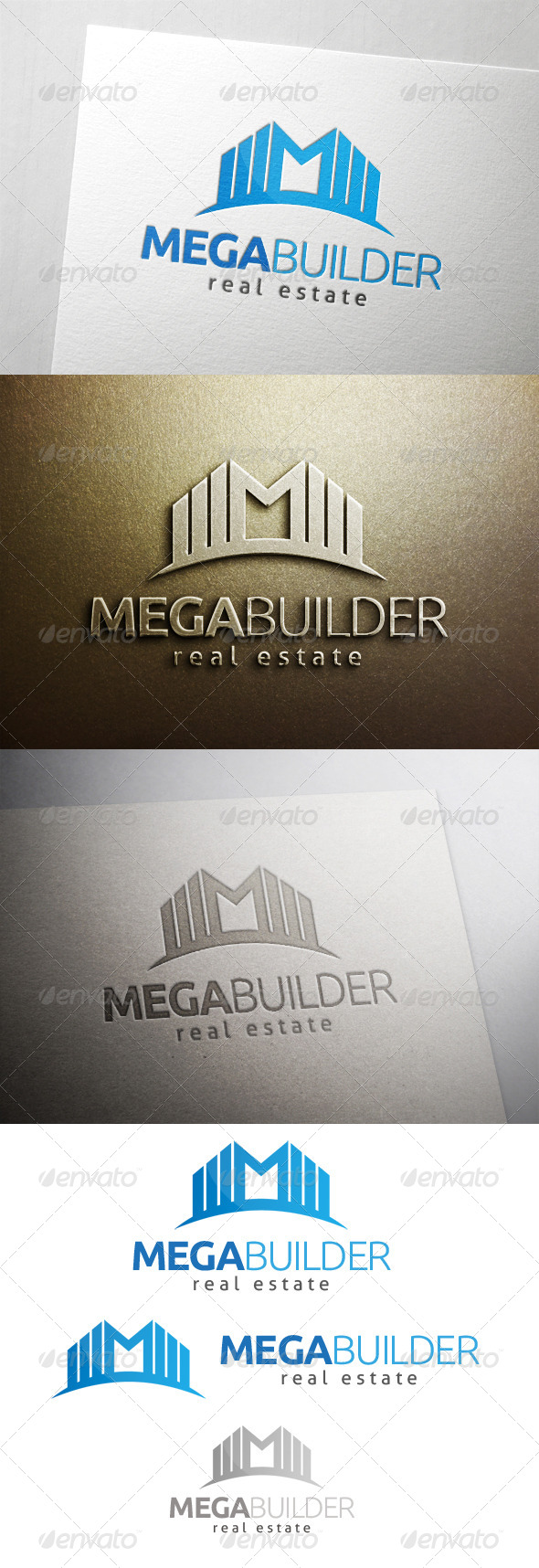 Mega Building Logo - Buildings Logo Templates