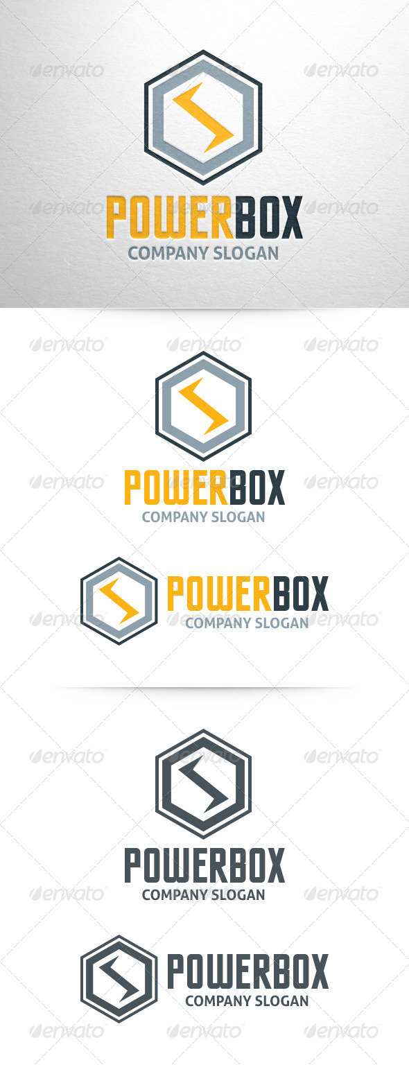Power Box Logo Template - Abstract Logo Templates