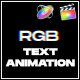 RGB Text Animation | FCPX - VideoHive Item for Sale