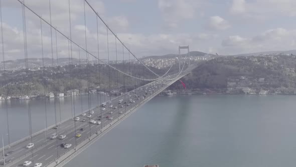 Bosphorus Bridge and traffic alt