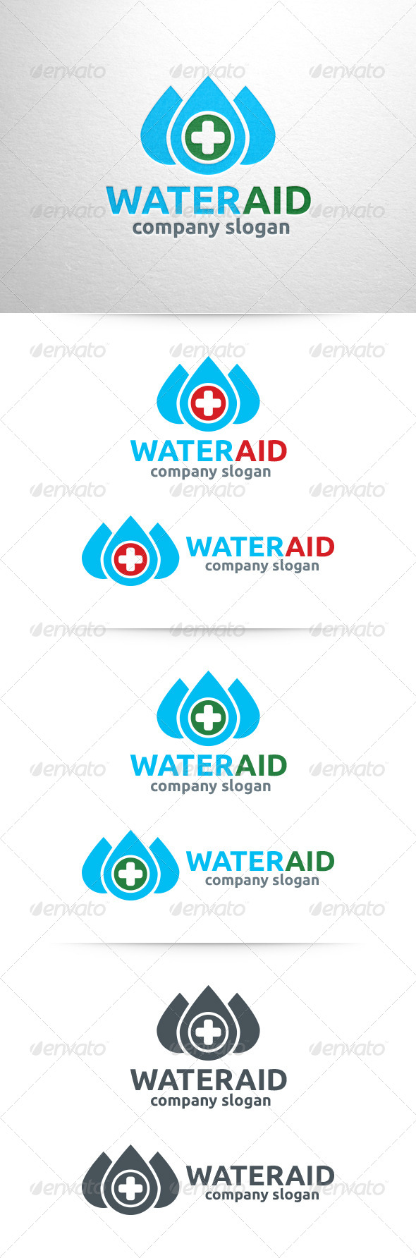 Water Aid Logo Template - Symbols Logo Templates