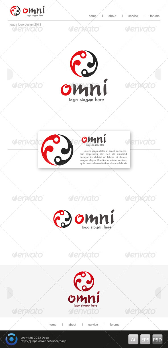 Yin Yang Circle Logo - Logo Templates