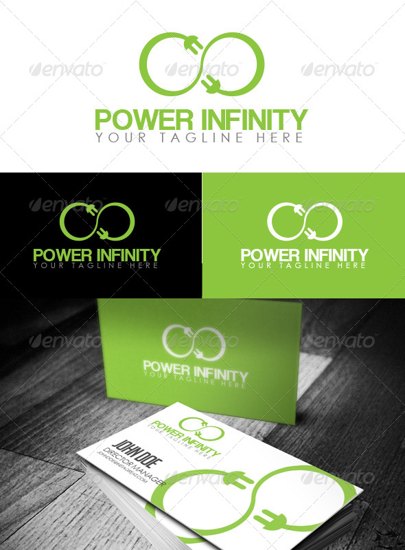 Power Infinity Logo - Abstract Logo Templates