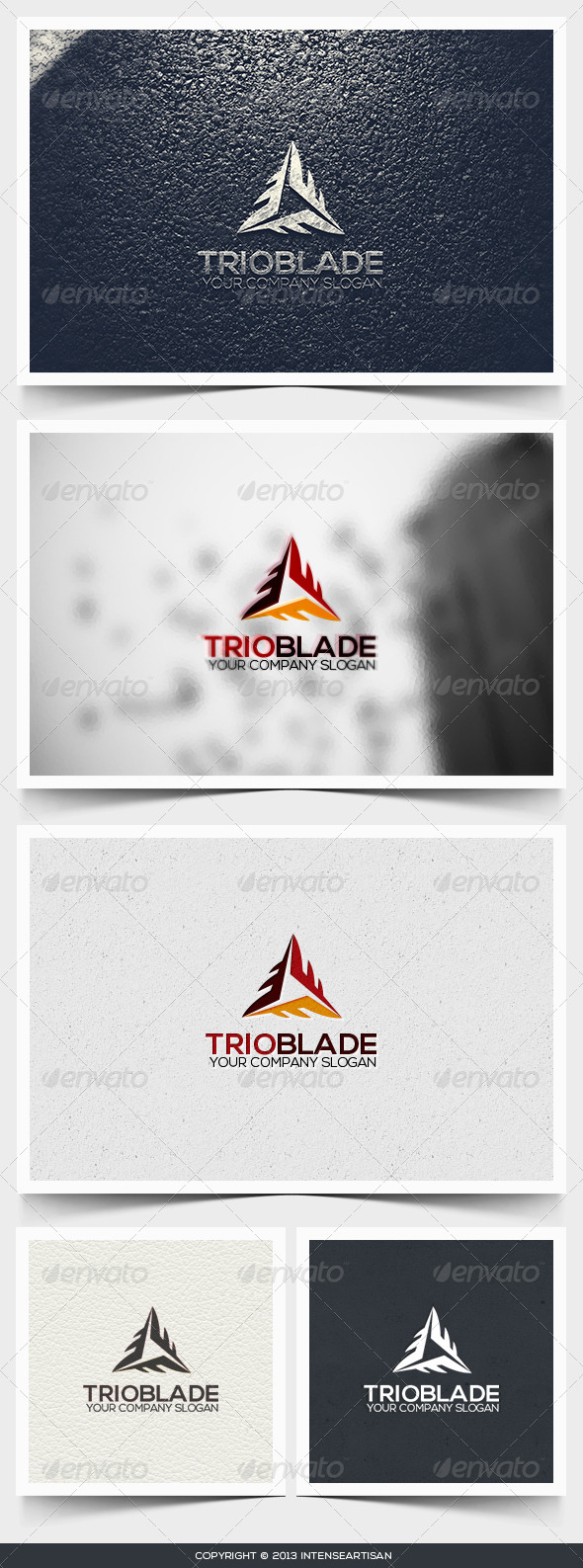Trioblade Logo Template - Objects Logo Templates
