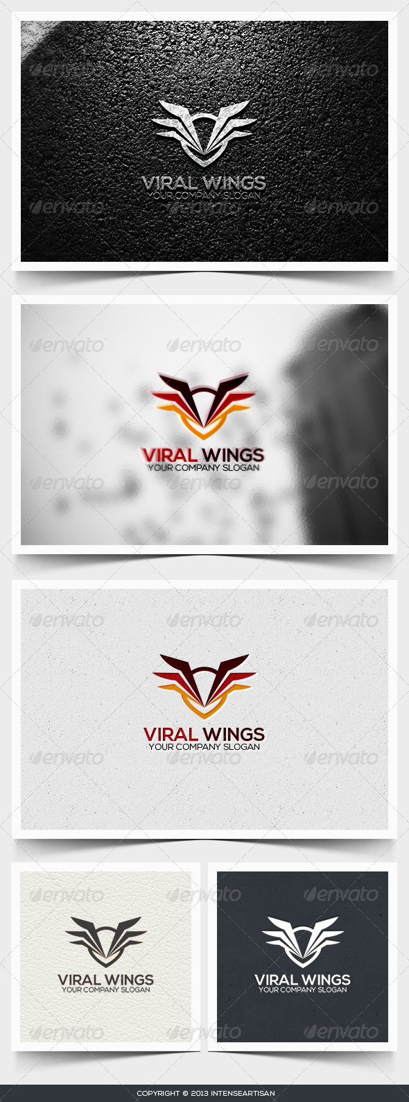 Viral Wings Logo Template - Objects Logo Templates