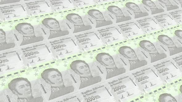 Venezuela Money / 200000  Venezuelan Bolívar Soberano 4K alt