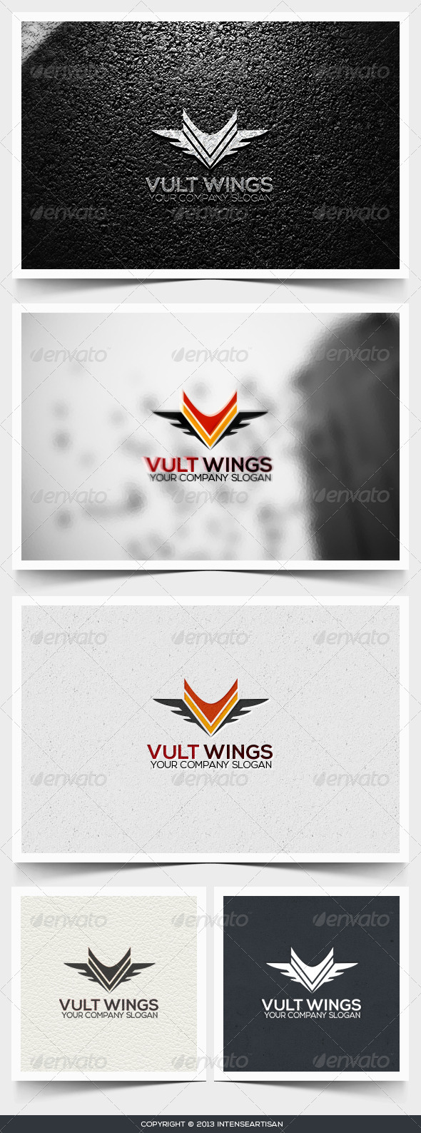 Vult Wings Logo Template - Objects Logo Templates