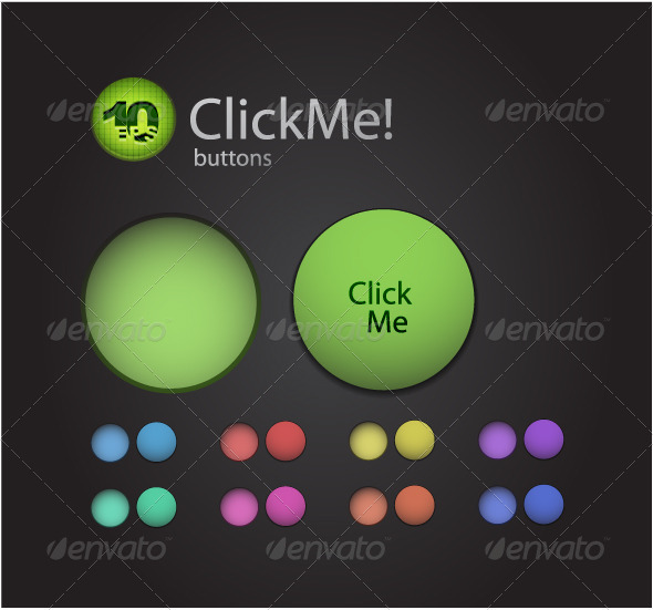 Vector original buttons - Web Elements Vectors