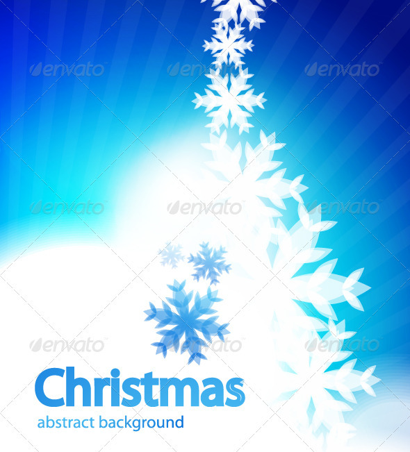 Shiny Christmas vector background