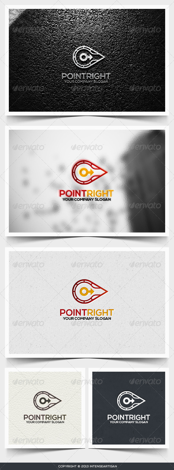 Point Right Logo Template - Objects Logo Templates